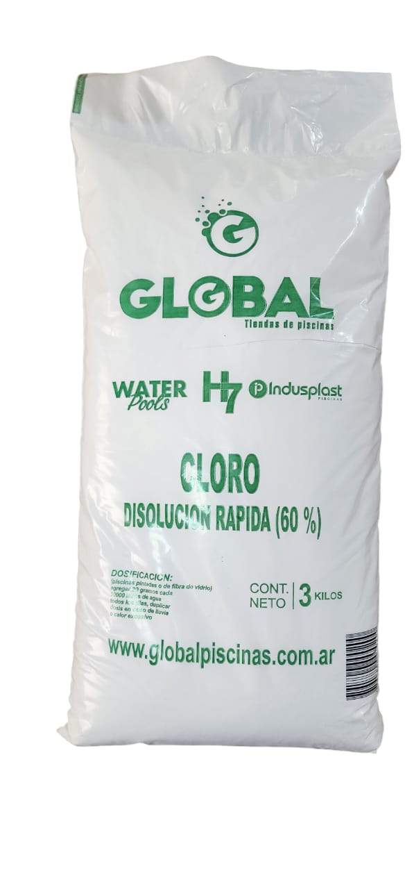 CLORO INSTANTANEO x 3 KILOS